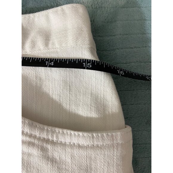 Gap Womens Denim Leggings 27 Regular White Stretch Skinny Fit Preppy Minimalist - Picture 5 of 7